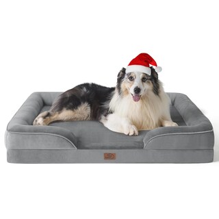 Foto 1 | Foto 1 | Cama Para Perros Bedsure Orthopedic Xl Para Perros Extra Grandes, Color Gris - Venta Internacional.