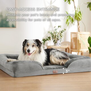 Foto 5 | Foto 5 | Cama Para Perros Bedsure Orthopedic Xl Para Perros Extra Grandes, Color Gris - Venta Internacional.