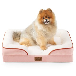 Foto 1 | Foto 1 | Cama Ortopédica Para Perros, Pequeña, Lavable E Impermeable, Rosa - Venta Internacional.