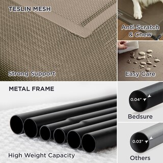 Foto 4 | Foto 4 | Cama Para Perros, Grande, Elevada, Con Refrigeración Exterior, Marrón - Venta Internacional.