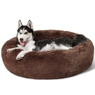 Foto 1 | Foto 1 | Cama Para Perros, Relajante, Rosquilla, Lavable Para Perros Grandes, Café - Venta Internacional.