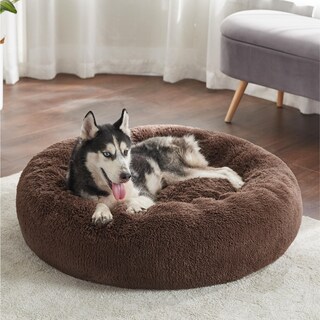 Foto 4 | Foto 4 | Cama Para Perros, Relajante, Rosquilla, Lavable Para Perros Grandes, Café - Venta Internacional.