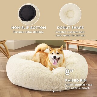 Foto 3 | Foto 3 | Cama Para Perros Bedsure Calming Donut, Lavable Para Perros Medianos - Venta Internacional.