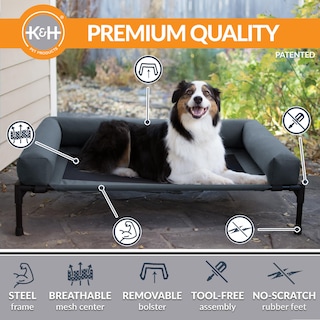 Foto 2 | Foto 2 | Cama Para Perros K&h Pet Products Bolster, Cuna Para Perros, Refrigeración Interior Y Exterior - Venta Internacional.