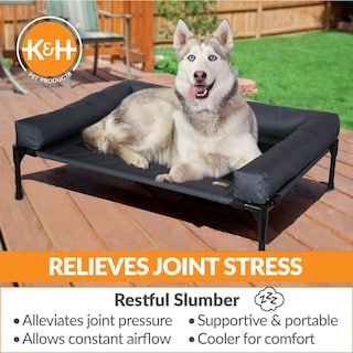 Foto 5 | Foto 5 | Cama Para Perros K&h Pet Products Bolster, Cuna Para Perros, Refrigeración Interior Y Exterior - Venta Internacional.