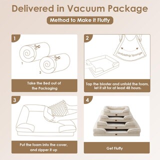Foto 7 | Foto 7 | Cama Para Perros Eheyciga, Ortopédica, Impermeable, De Espuma Viscoelástica Para Perros Grandes - Venta Internacional.