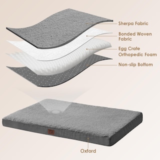 Foto 4 | Foto 4 | Cama Ortopédica Para Perros Eheyciga Xxl Para Perros Gigantes, Gris, 120 X 75 Cm - Venta Internacional.