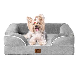 Foto 1 | Foto 1 | Cama Ortopédica Para Perros Eheyciga, Impermeable, Viscoelástica, Gris - Venta Internacional.