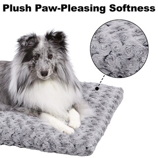 Foto 3 | Foto 3 | Cama Para Perros Midwest Homes Para Mascotas De Felpa En Forma De Espiral Gris, 74 X 53 X 5 Cm - Venta Internacional.