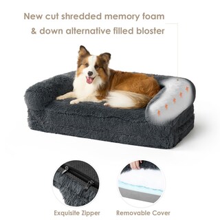 Foto 6 | Foto 6 | Cama Para Perros Eheyciga, Plegable, Xxl, Piel Sintética, Espuma Viscoelástica Esponjosa - Venta Internacional.