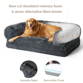 Foto 6 | Foto 6 | Cama Para Perros Eheyciga, Plegable, Ortopédica, Espuma Viscoelástica, Gris Oscuro - Venta Internacional.