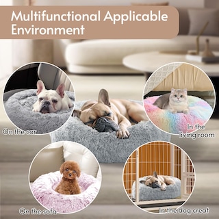 Foto 6 | Foto 6 | Cama Para Perros Jollyvogue, Pequeña, Relajante Y Ansiolítica, Abrazador De Rosquillas - Venta Internacional.