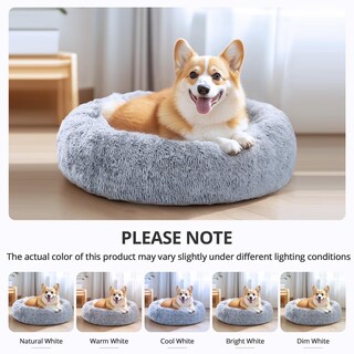 Foto 7 | Foto 7 | Cama Para Perros Jollyvogue, Pequeña, Relajante Y Ansiolítica, Abrazador De Rosquillas - Venta Internacional.