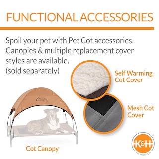 Foto 6 | Foto 6 | Cuna Elevada Para Perros K&h Pet Products Outdoor Para Perros Grandes - Venta Internacional.