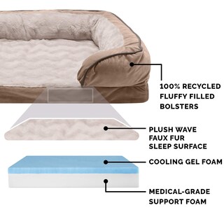 Foto 3 | Foto 3 | Cama De Gel Refrescante Para Perros Furhaven Para Perros Grandes De Hasta 43 Kg - Venta Internacional.