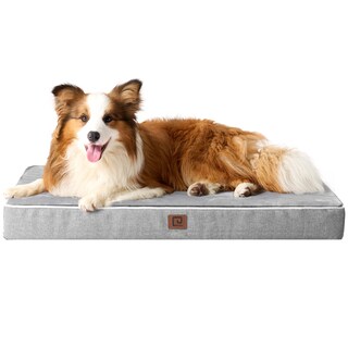 Foto 1 | Foto 1 | Cama Ortopédica De Espuma Viscoelástica Para Perros Eheyciga, Impermeable, Gris, Xl - Venta Internacional.