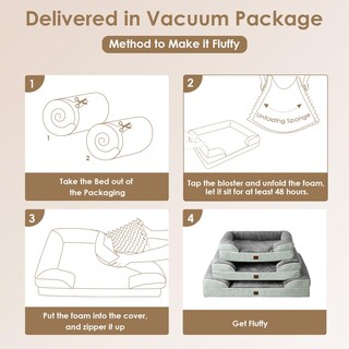 Foto 7 | Foto 7 | Cama Ortopédica Para Perros Eheyciga Para Perros Extra Grandes A Prueba De Agua - Venta Internacional.