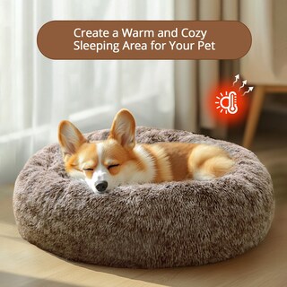 Foto 4 | Foto 4 | Cama Para Perros Jollyvogue, Pequeña, Relajante Y Ansiolítica, Abrazador De Rosquillas - Venta Internacional.