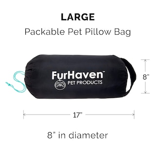 Foto 4 | Foto 4 | Cama Para Perros Furhaven Trail Pup Para Viajes Al Aire Libre, Color Aguamarina Y Gris, Grande - Venta Internacional.