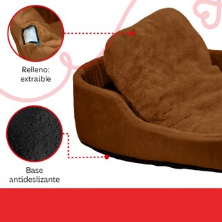 Foto 3 | Foto 3 | Cama Para Perro Mediana Eo Safe Imports Esi-18721 Cafe