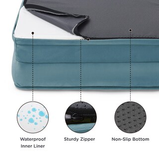 Foto 4 | Foto 4 | Cama Ortopédica Para Perros, Impermeable, Para Perros Medianos, Color Azul - Venta Internacional.