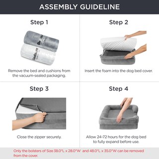 Foto 7 | Foto 7 | Cama Ortopédica Para Perros, Impermeable, Para Perros Medianos, Color Azul - Venta Internacional.