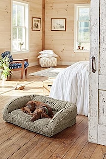 Foto 3 | Foto 3 | Cama Para Perros Orvis Comfortfill-eco Bolster De Felpa Rectangular Pequeña - Venta Internacional.