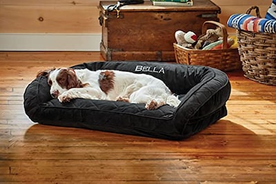 Foto 2 | Foto 2 | Cama Para Perros Orvis Comfortfill-eco Bolster De Felpa Rectangular, Grande - Venta Internacional.