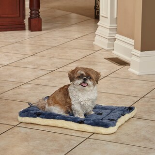 Foto 2 | Foto 2 | Cama Para Mascotas Midwest Homes For Pets Reversible Con Estampado De Patas Azul/blanco - Venta Internacional.
