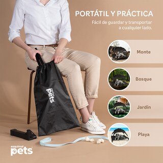 Foto 6 | Foto 6 | Cama Elevada Para Perro, Mascotas Esquimal Con Toldo Impermeable Y Malla Transpirable, 106 X 76 X 88 Cm, Negro