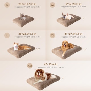 Foto 2 | Foto 2 | Cama Para Perros Eheyciga, Mullida Y Esponjosa Para Perros Extra Grandes, Camello - Venta Internacional.