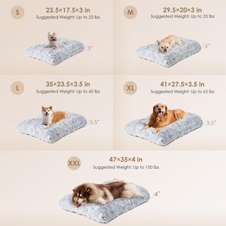 Foto 2 | Foto 2 | Cama Para Perros Eheyciga, Mullida Y Esponjosa, De Piel Sintética Para Perros De Tamaño Mediano - Venta Internacional.