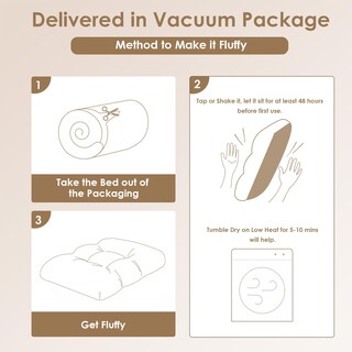 Foto 3 | Foto 3 | Cama Para Perros Eheyciga, Mullida Y Esponjosa, De Piel Sintética Para Perros De Tamaño Mediano - Venta Internacional.