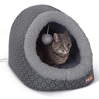 Foto 1 | Foto 1 | Cama Para Gatos K&h Pet Products Thermo-pet Cave Heated Grey - Venta Internacional.