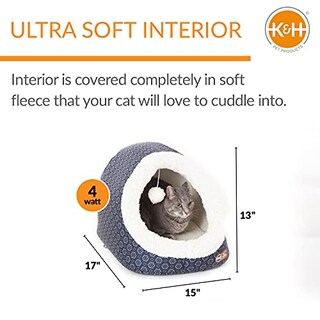 Foto 2 | Foto 2 | Cama Para Gatos K&h Pet Products Thermo-pet Cave Heated Grey - Venta Internacional.