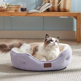 Foto 7 | Foto 7 | Cama Redonda Para Mascotas Para Perros Y Gatos Pequeños, Lavable - Venta Internacional.