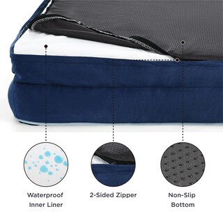 Foto 3 | Foto 3 | Cama Ortopédica Para Perros, Pequeña, Lavable Con Forro Impermeable - Venta Internacional.