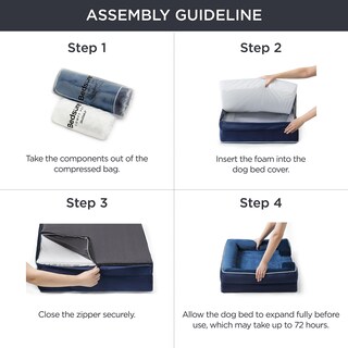 Foto 7 | Foto 7 | Cama Ortopédica Para Perros, Pequeña, Lavable Con Forro Impermeable - Venta Internacional.