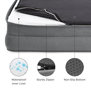 Foto 3 | Foto 3 | Cama Para Perros Bedsure Orthopedic Xl Plus Impermeable Para Tamaño Extra Grande - Venta Internacional.