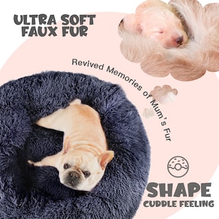 Foto 7 | Foto 7 | Cama Para Perros Himax, Mediana, Redonda, Con Manta, Cómoda Y Lavable - Venta Internacional.