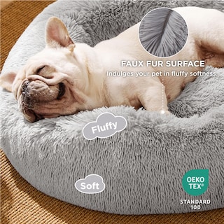 Foto 2 | Foto 2 | Cama Para Mascotas, Relajante, Para Perros Pequeños, Rosquilla, Lavable, 60 Cm - Venta Internacional.