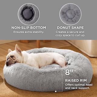 Foto 3 | Foto 3 | Cama Para Mascotas, Relajante, Para Perros Pequeños, Rosquilla, Lavable, 60 Cm - Venta Internacional.