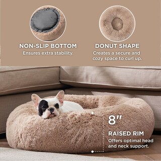Foto 3 | Foto 3 | Cama Para Perro Bedsure Calming Donut, Lavable Para Perros Medianos Y Grandes - Venta Internacional.