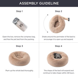 Foto 5 | Foto 5 | Cama Para Perro Bedsure Calming Donut, Lavable Para Perros Medianos Y Grandes - Venta Internacional.