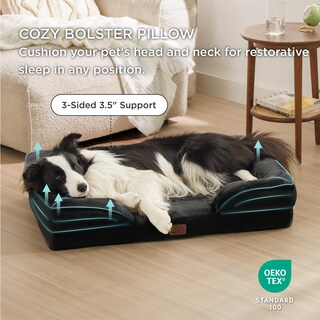 Foto 4 | Foto 4 | Cama Para Perros Bedsure Orthopedic Xl Para Perros Extragrandes, Color Negro - Venta Internacional.