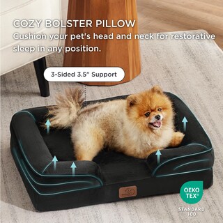 Foto 4 | Foto 4 | Cama Ortopédica Para Perros, Pequeña, Lavable Con Forro Impermeable - Venta Internacional.