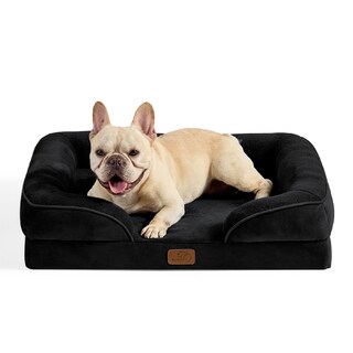 Foto 1 | Foto 1 | Cama Ortopédica Para Perros, Impermeable, Para Perros Medianos, Color Negro - Venta Internacional.