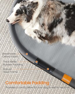 Foto 4 | Foto 4 | Cama Para Perros Feandrea Elevated Para Perros Pequeños Y Grandes, Color Gris - Venta Internacional.