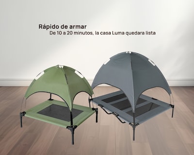 Foto 8 | Foto 8 | Cama Elevada Con Domo Luma L Verde