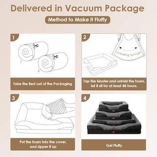 Foto 7 | Foto 7 | Cama Para Perros Eheyciga De Espuma Viscoelástica Para Tamaño Mediano, Impermeable - Venta Internacional.